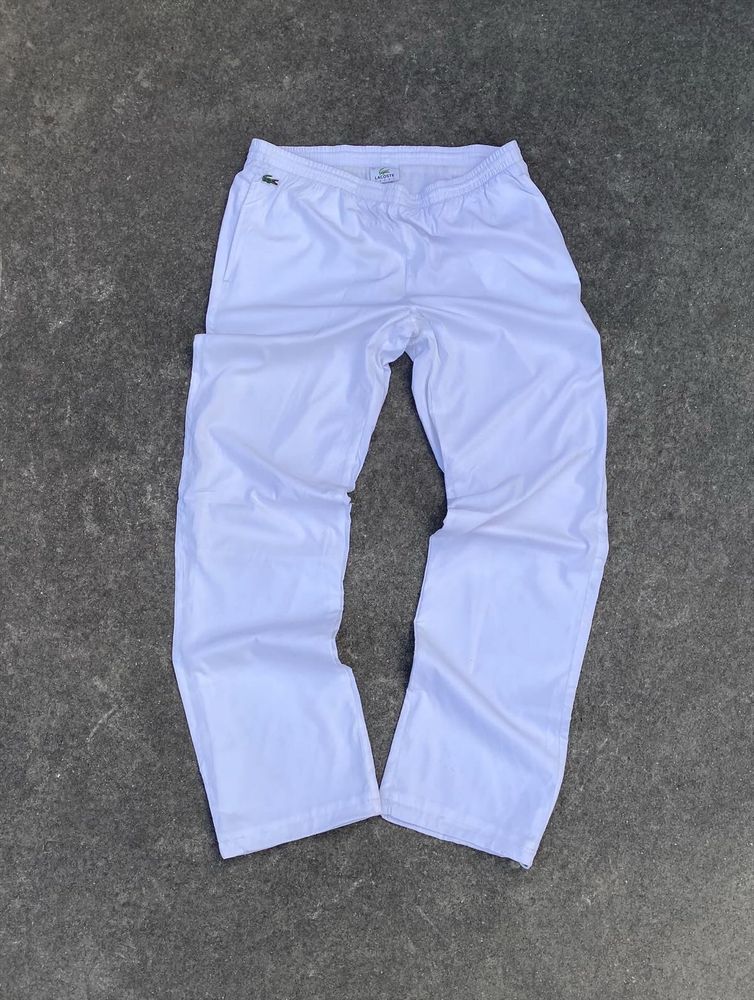 Lacoste White Track Pants
