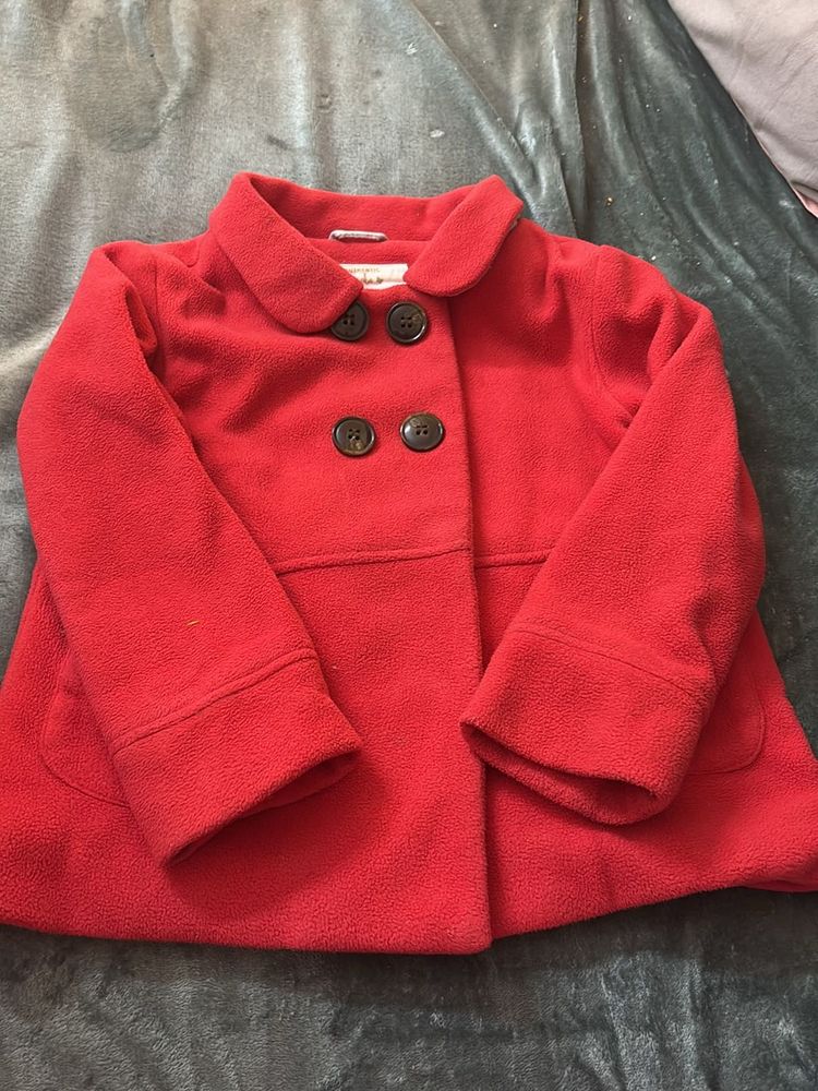 Fleece Jacket In Coat Style