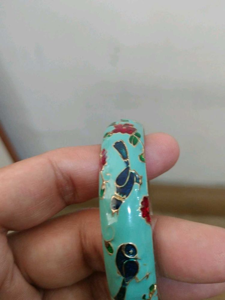 Floral Bangle Bracelet