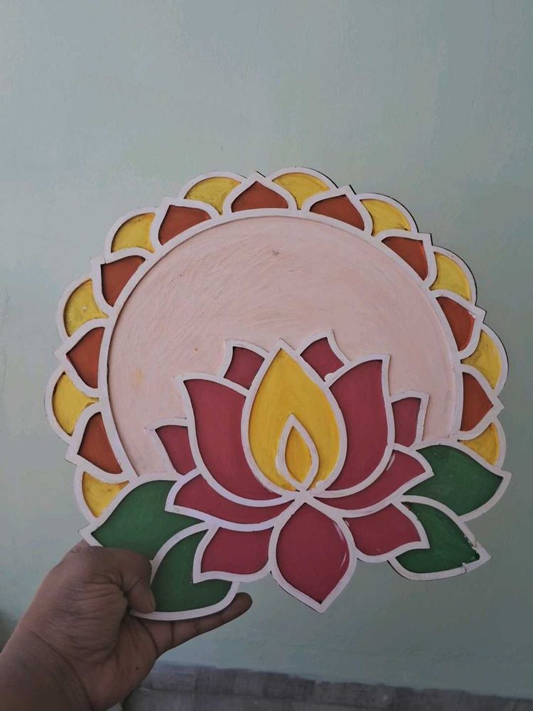 ready made rangoli with Color