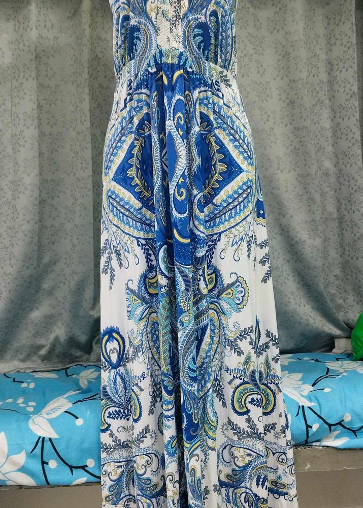Boho Chic Paisley Maxi Dress