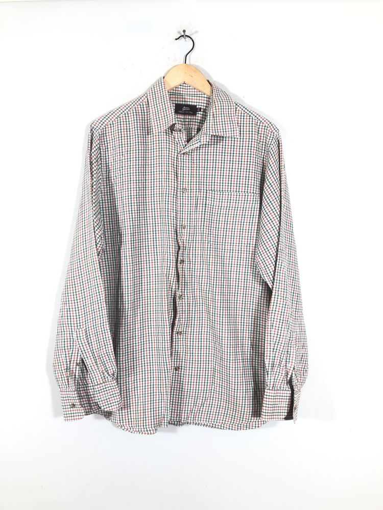 Off White Checked Shirt(Men’s)