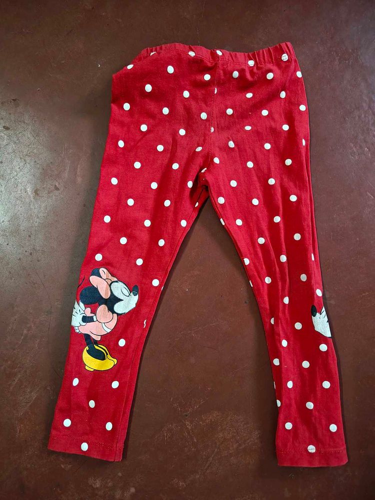 Minnie Mouse Polka Dot Leggings