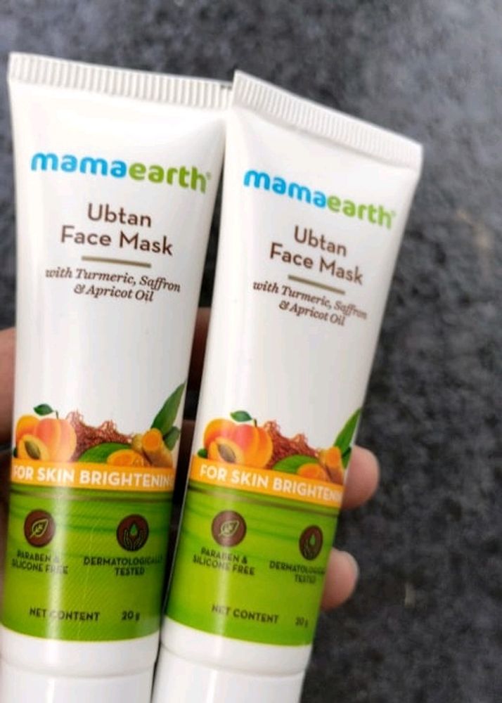 Mamaearth Mini Ubtan Mask Pack Of 2