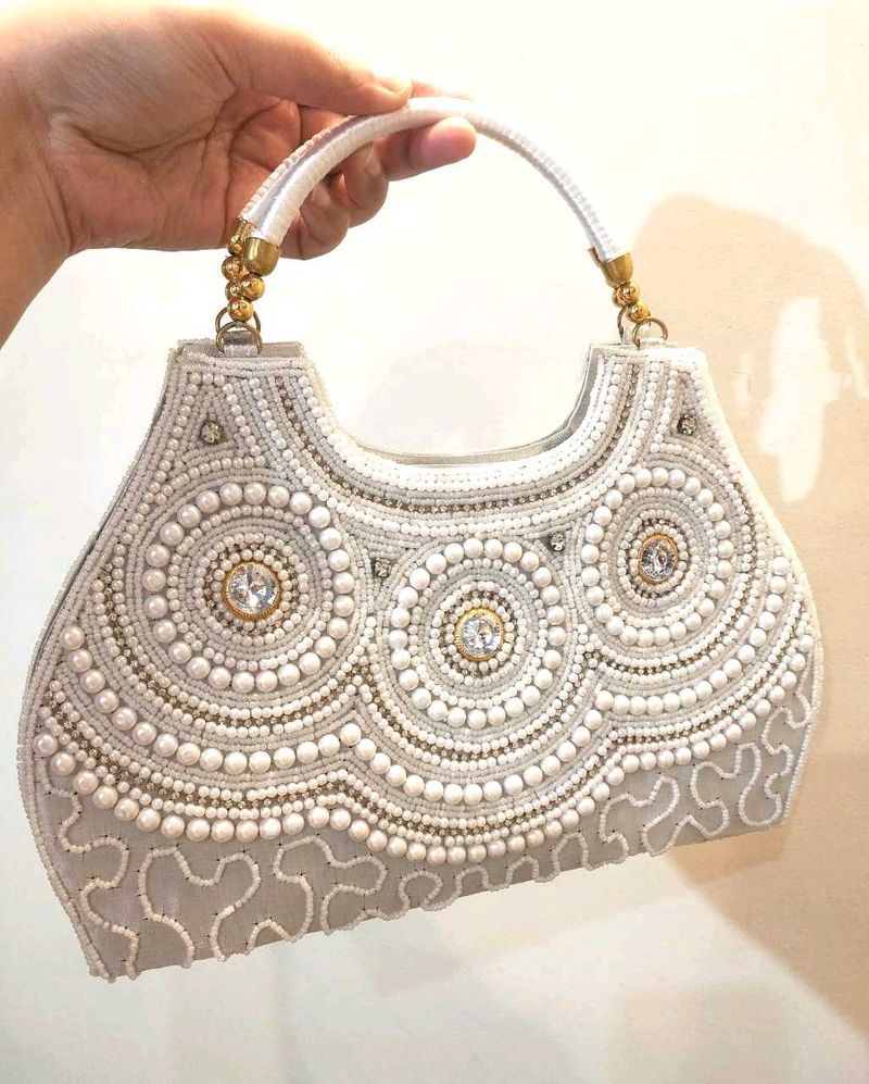Pearl Beaded Handbag