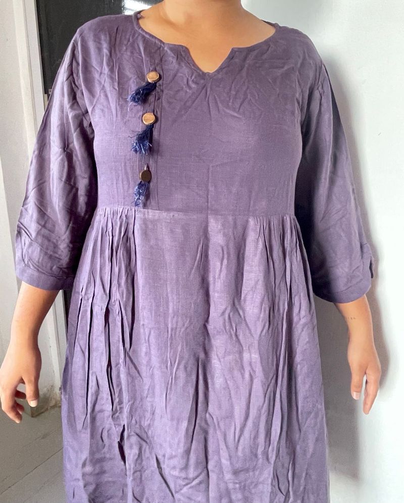 Elegant Purple Kurta