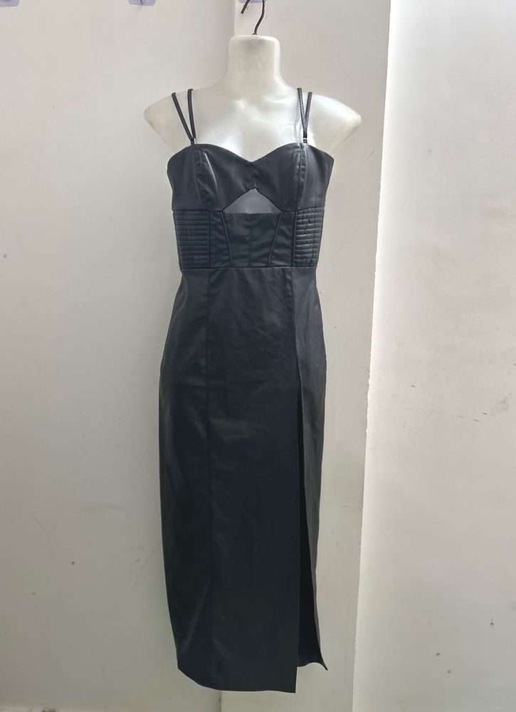 Zara Bodycon Leather Dress