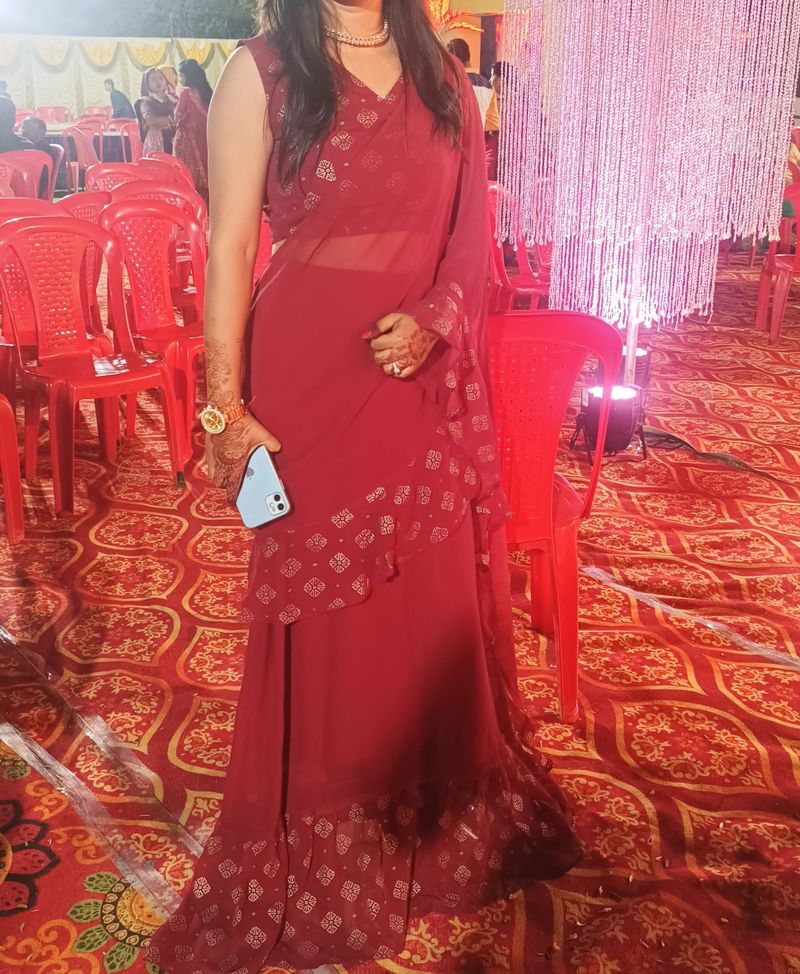 Indowestern Saree
