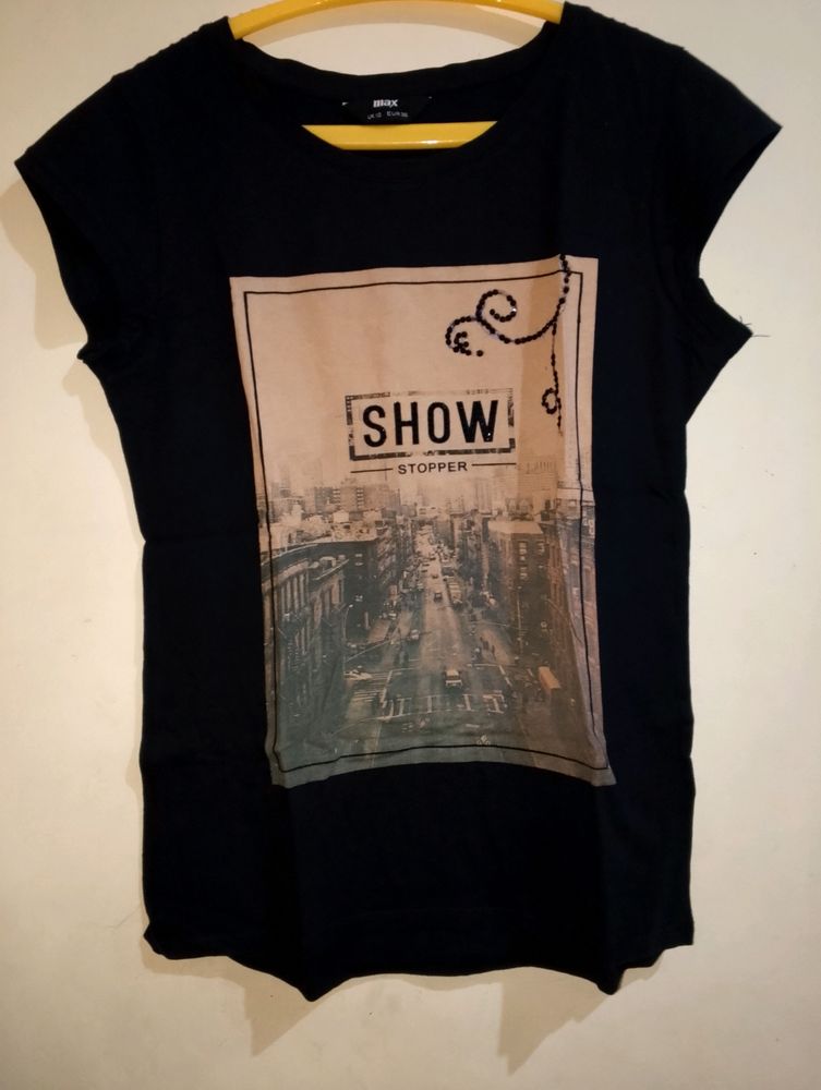 Women Black Tshirt