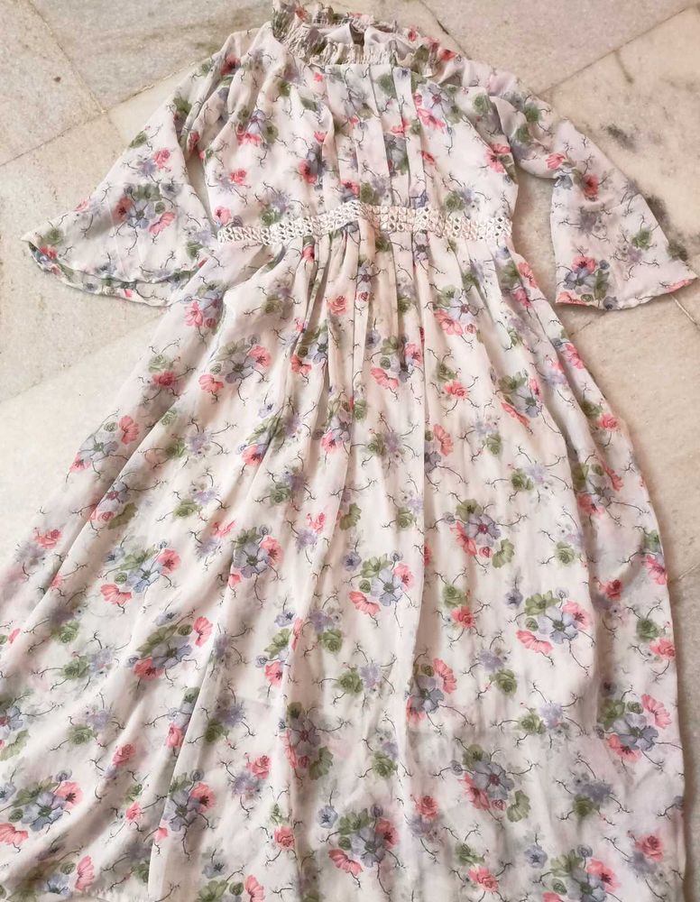 Floral Print Maxi Dress