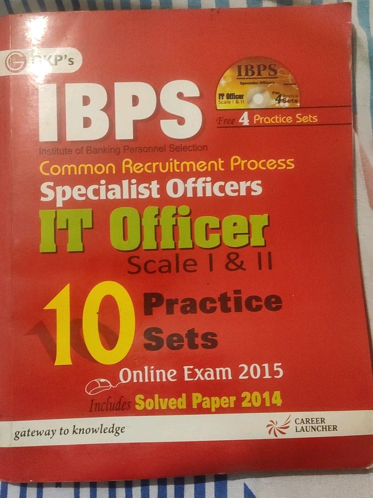 IBPS -IT OFFICER PRACTICE SETS BY CAREER LAUNCHER