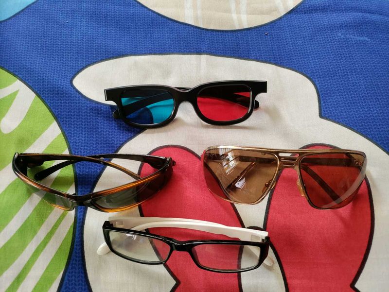4Pcs Sunglass For Boys Men Good Condition