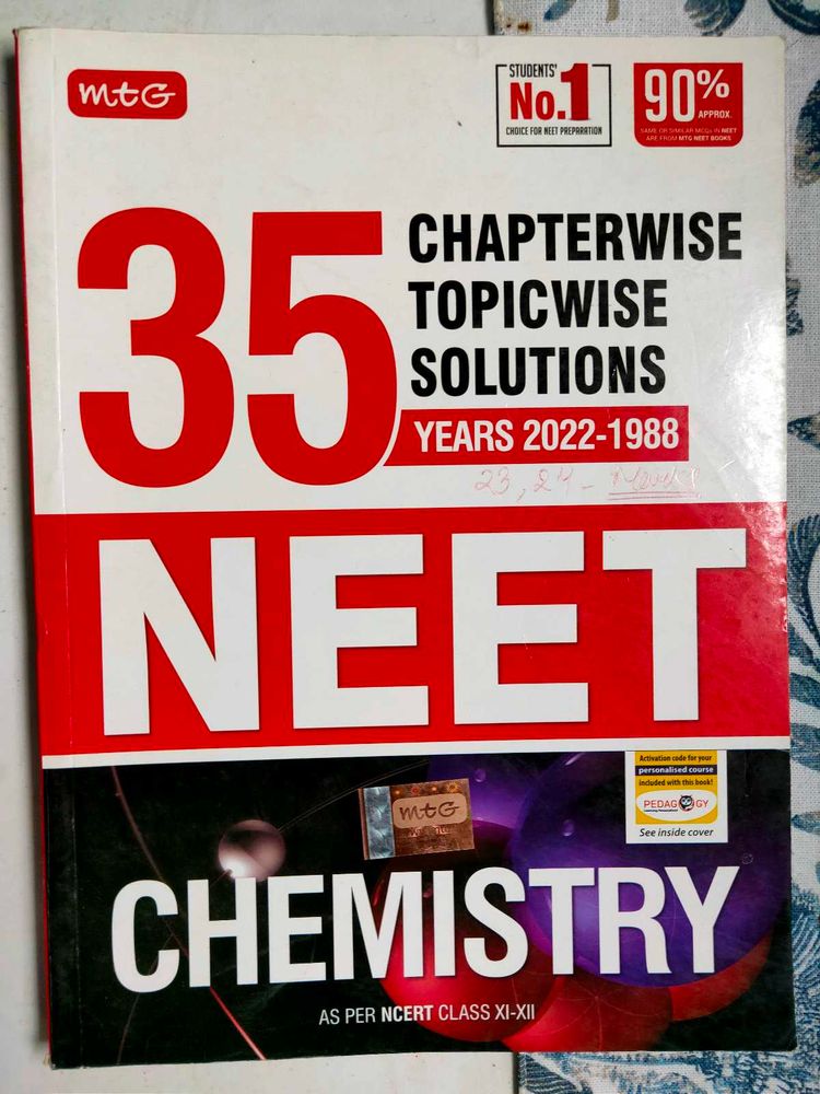 MTG 35 Year Chapterwise PYQ Book Chemistry