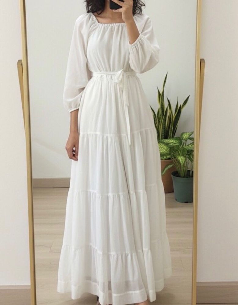 White And Balck Dress