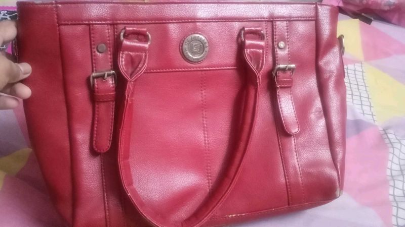 Red Handbag Tote
