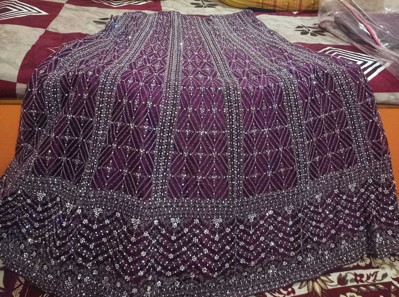 Gorgeous Purple Lehenga