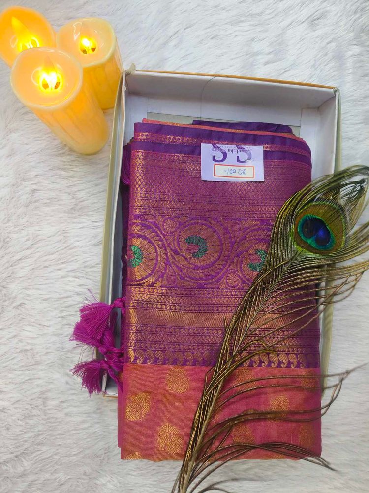 Elegant Purple Saree