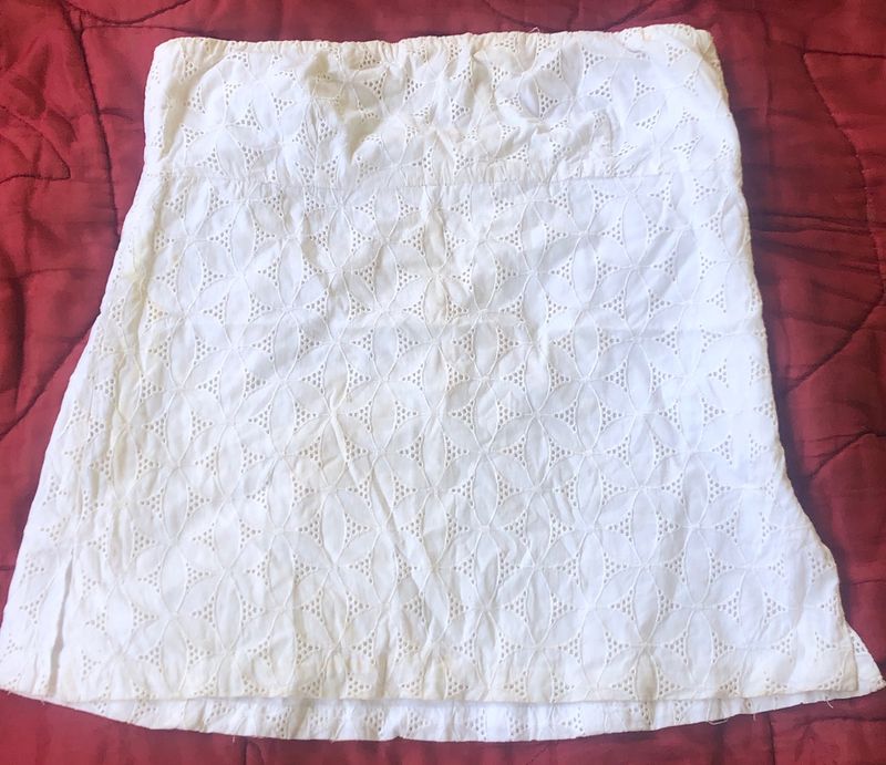 embroidery tube top