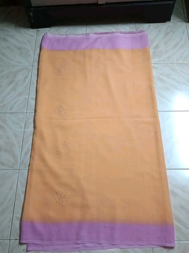 Peach &amp; Lilac Saree