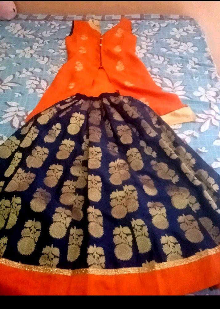 Plazo Suit 10 Se 12 Sal ki Girls Ke Liye