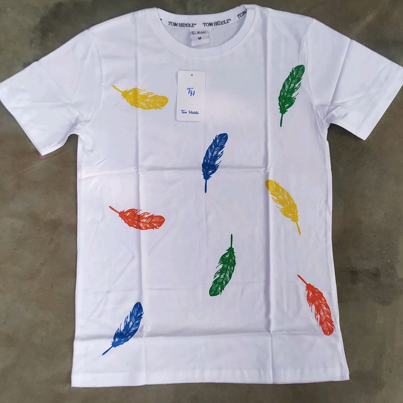 Brand New White Graphic Printed Men&#39;s Tshirts