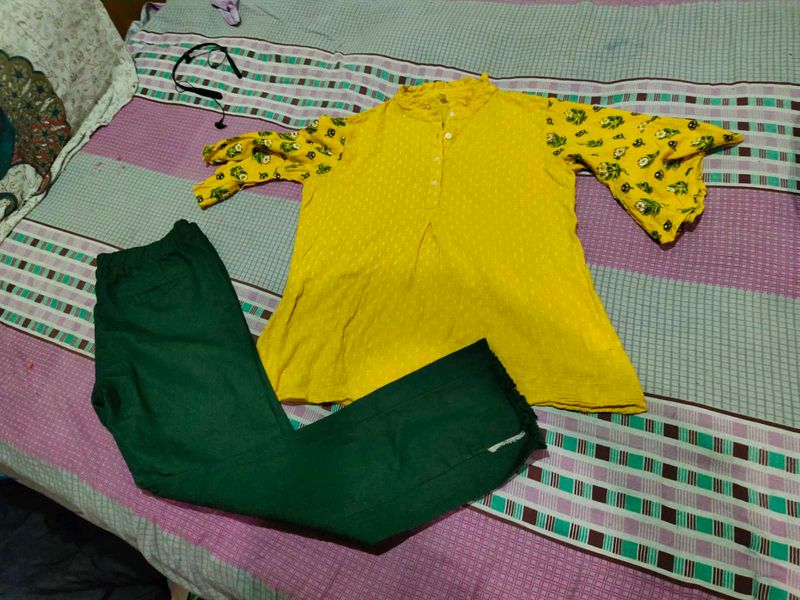 Yellow Kurta Set