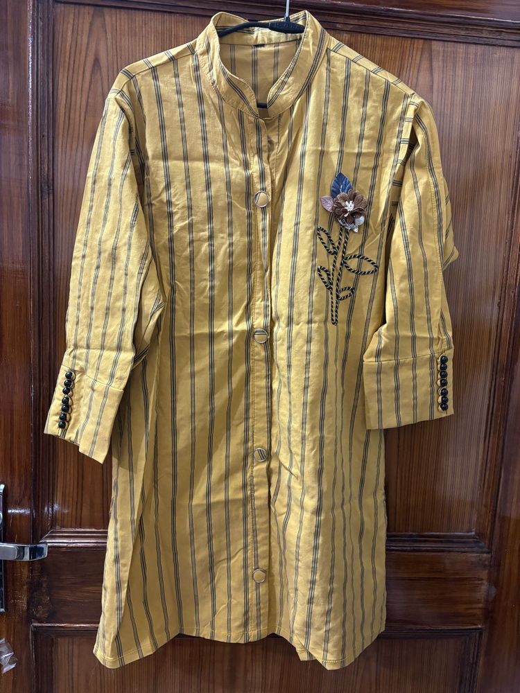 Yellow and Black co ord set