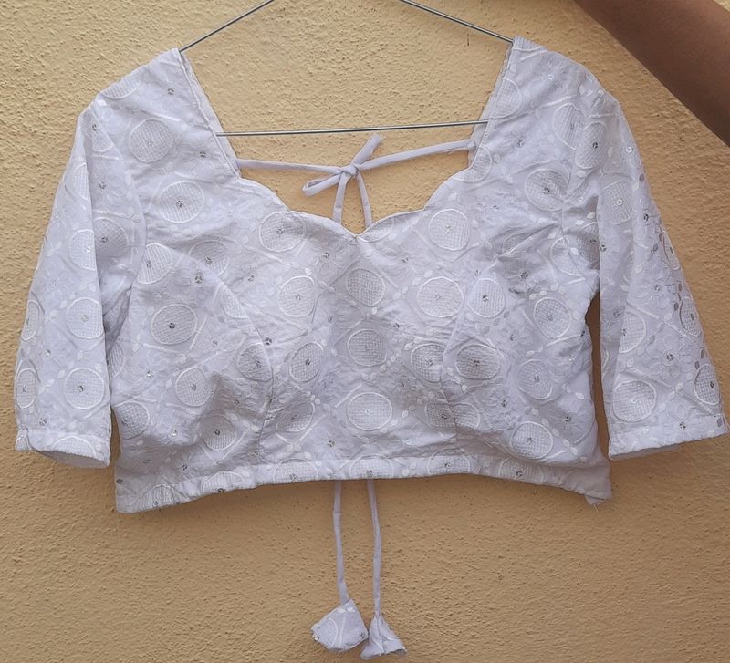 Chikankari Padded  Blouse