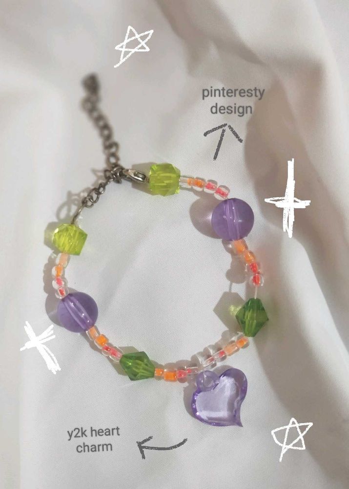 Pinteresty Bracelet With Heart Charm