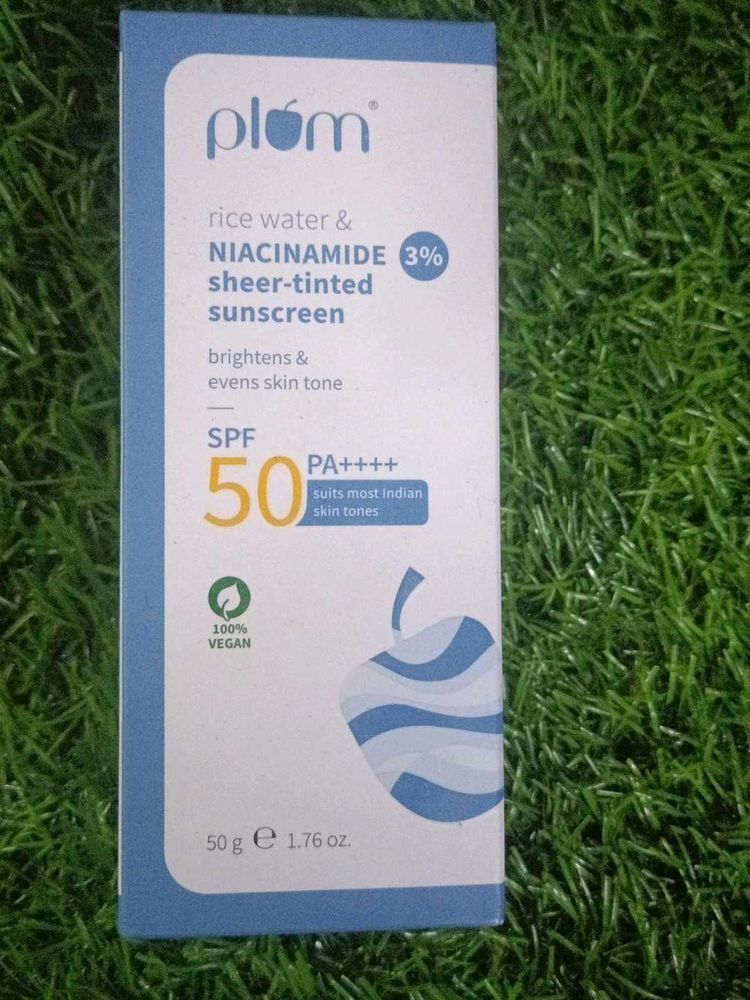 Plum Rice water &amp; Niacinamide 3% Sunscreen SPF 50