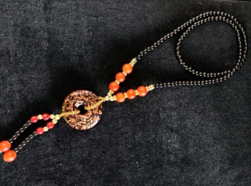 ORANGE GOA NECKLACE