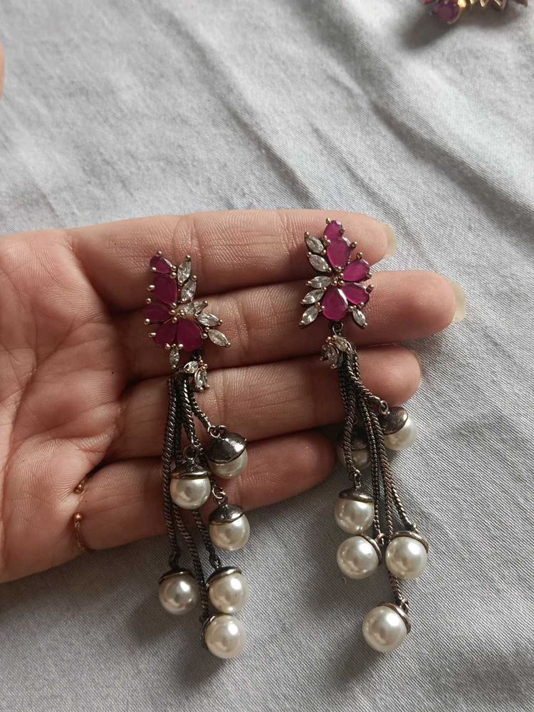 Elegant Pearl Drop Earrings