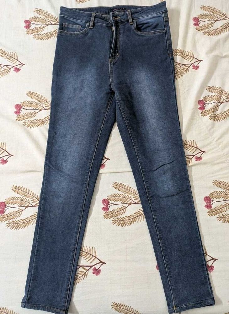 Dark Blue Denim Jeans