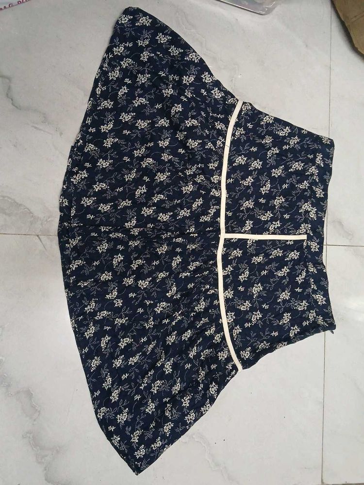 Floral Print Skirt