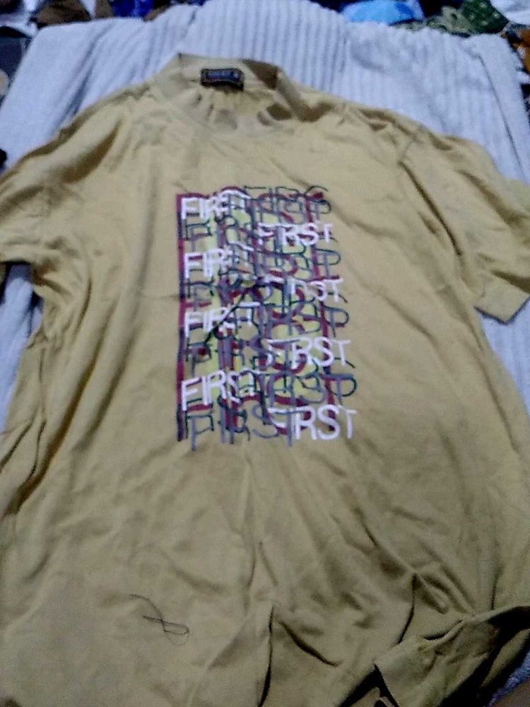 Oversized Yellow Tee