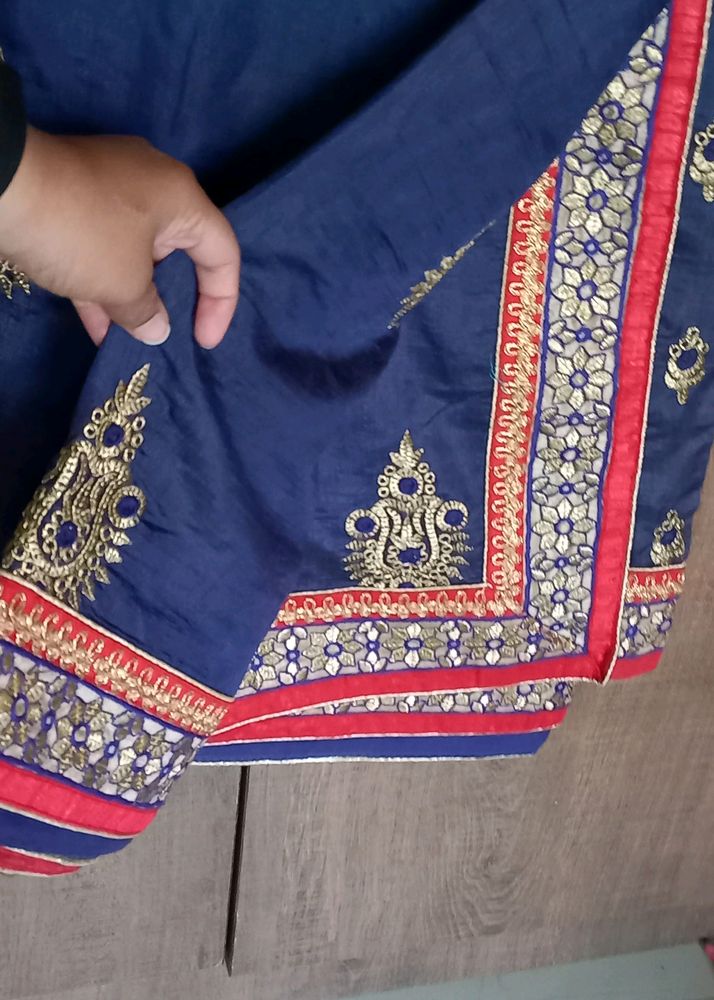 Blue Saree