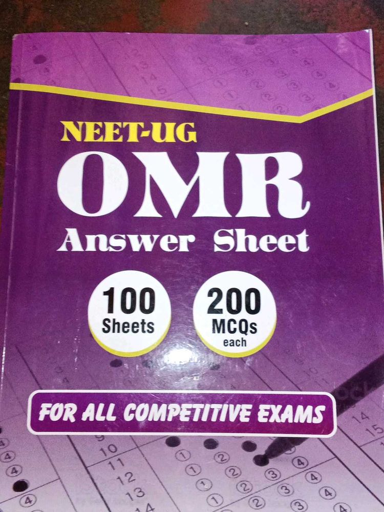 OMR sheet book