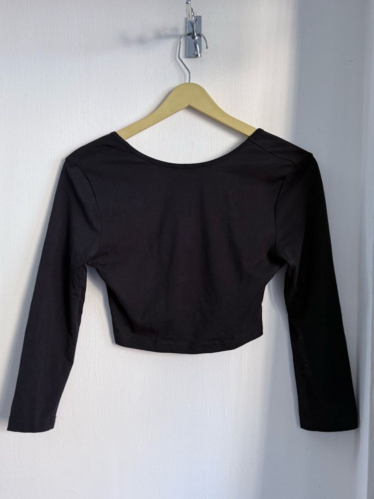 Scoop Back Crop Top