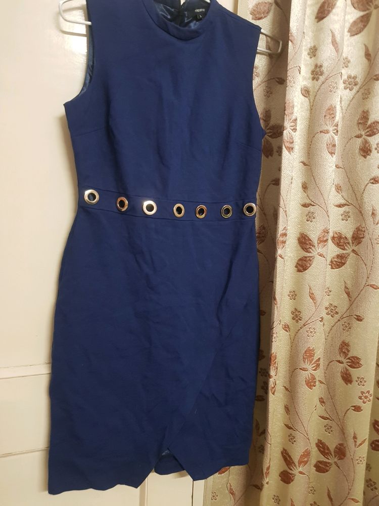 Madame Women Blue One Piece Dress