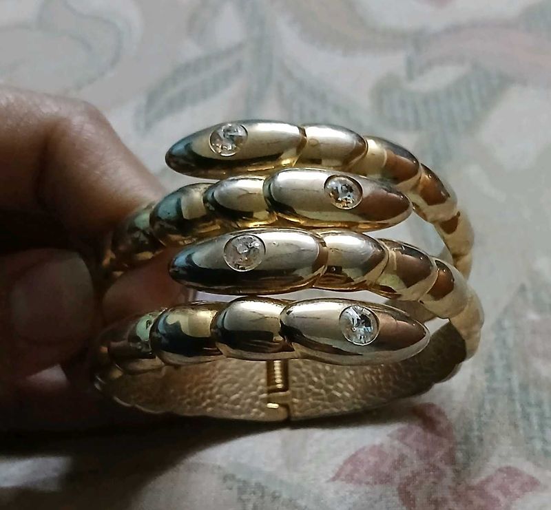 Gold Snake Bracelet