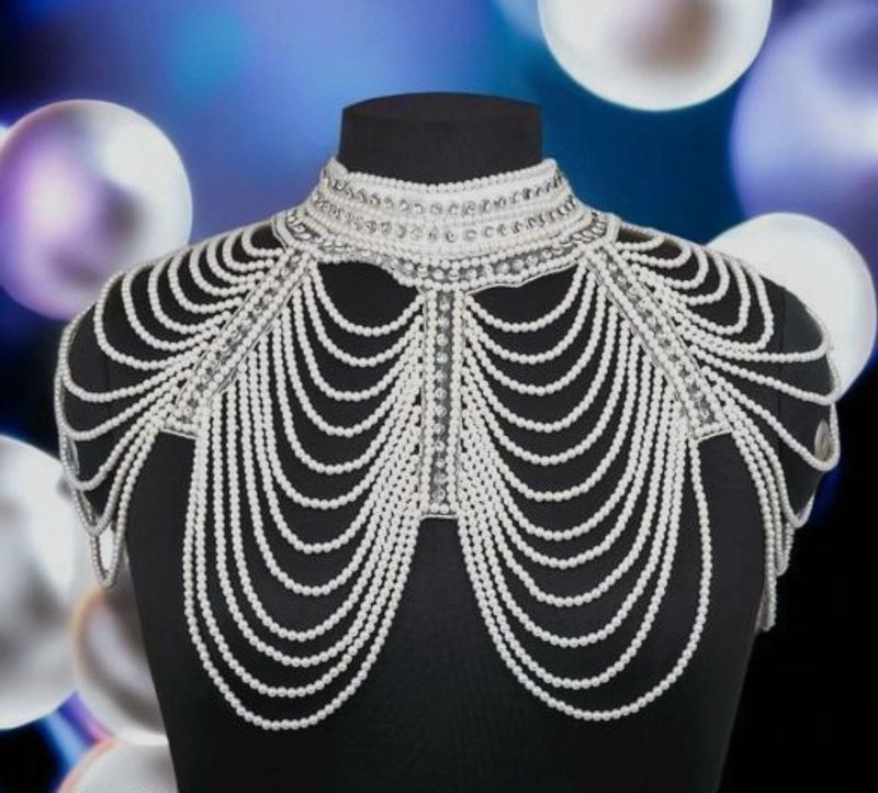 Pearl Neckband Blouse