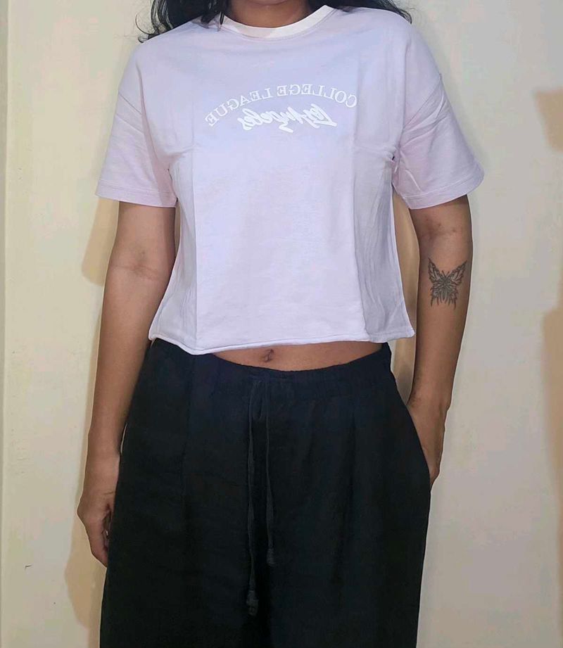 Korean Cute Pastel Crop-top