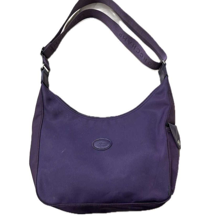 Longchamp Purple Hobo Bag