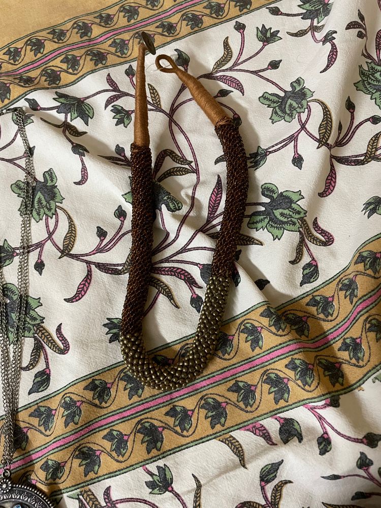 Oxidised Jewellery Plus Saree Jewelleru