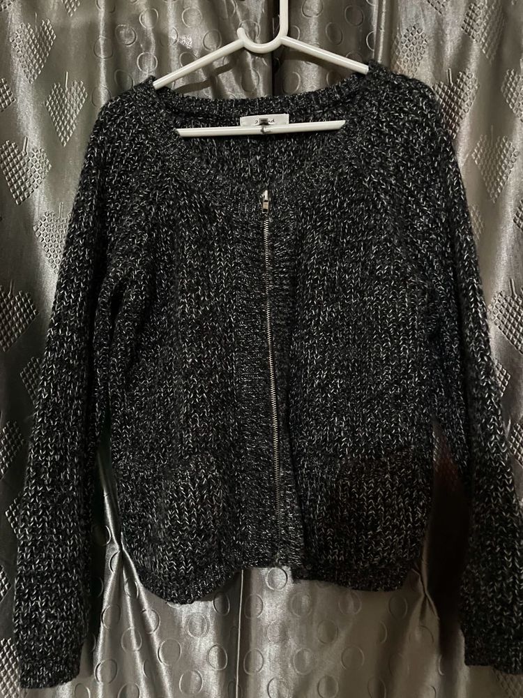Crop Knit Jacket