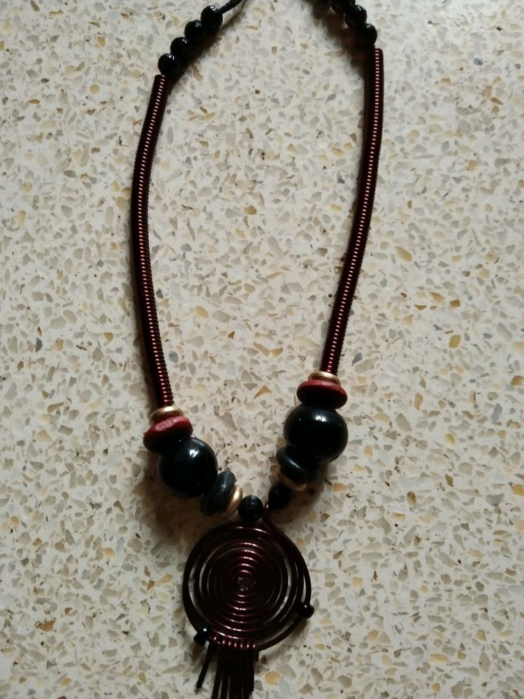 Black Brown Necklace