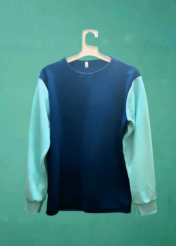 Color Block Long Sleeve Top