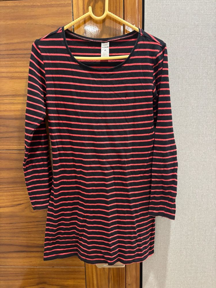 Striped Long Sleeve Top