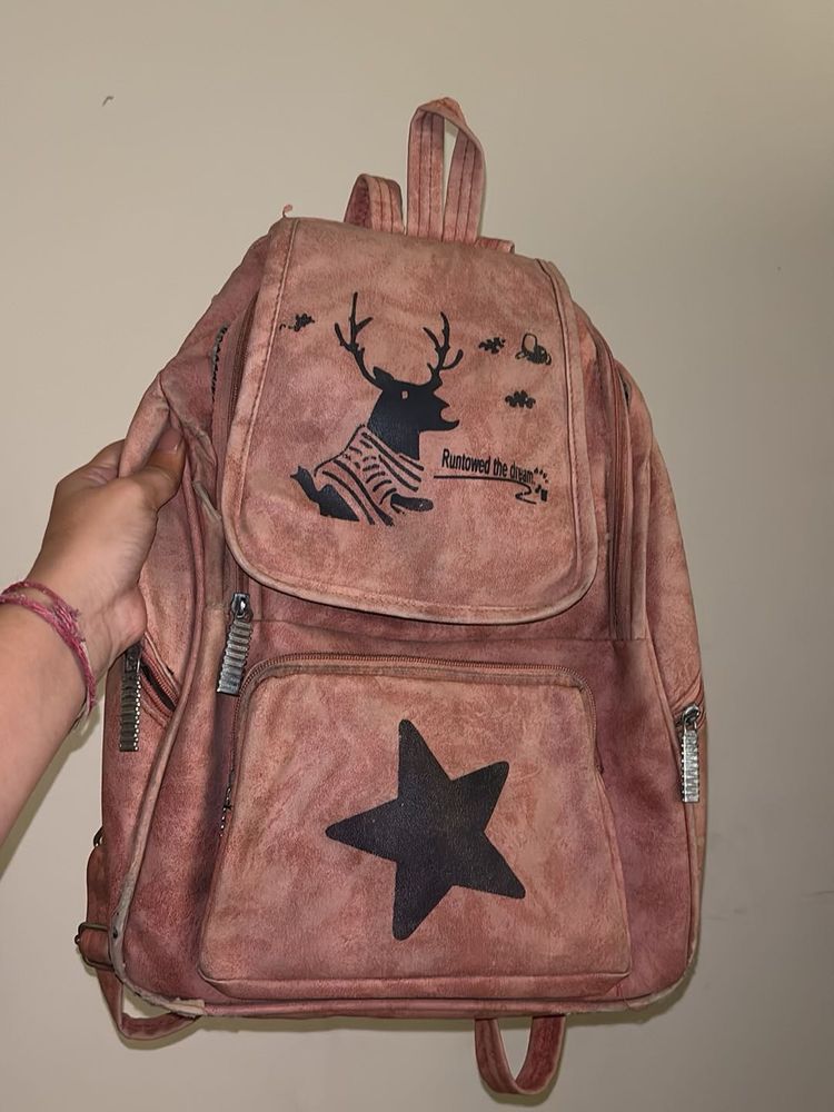 Unique Deer &amp; Star Backpack