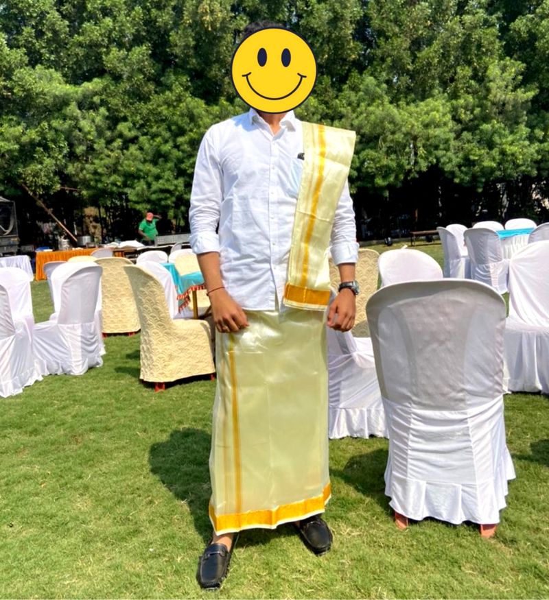 Lungi style Getup - South Indian Look